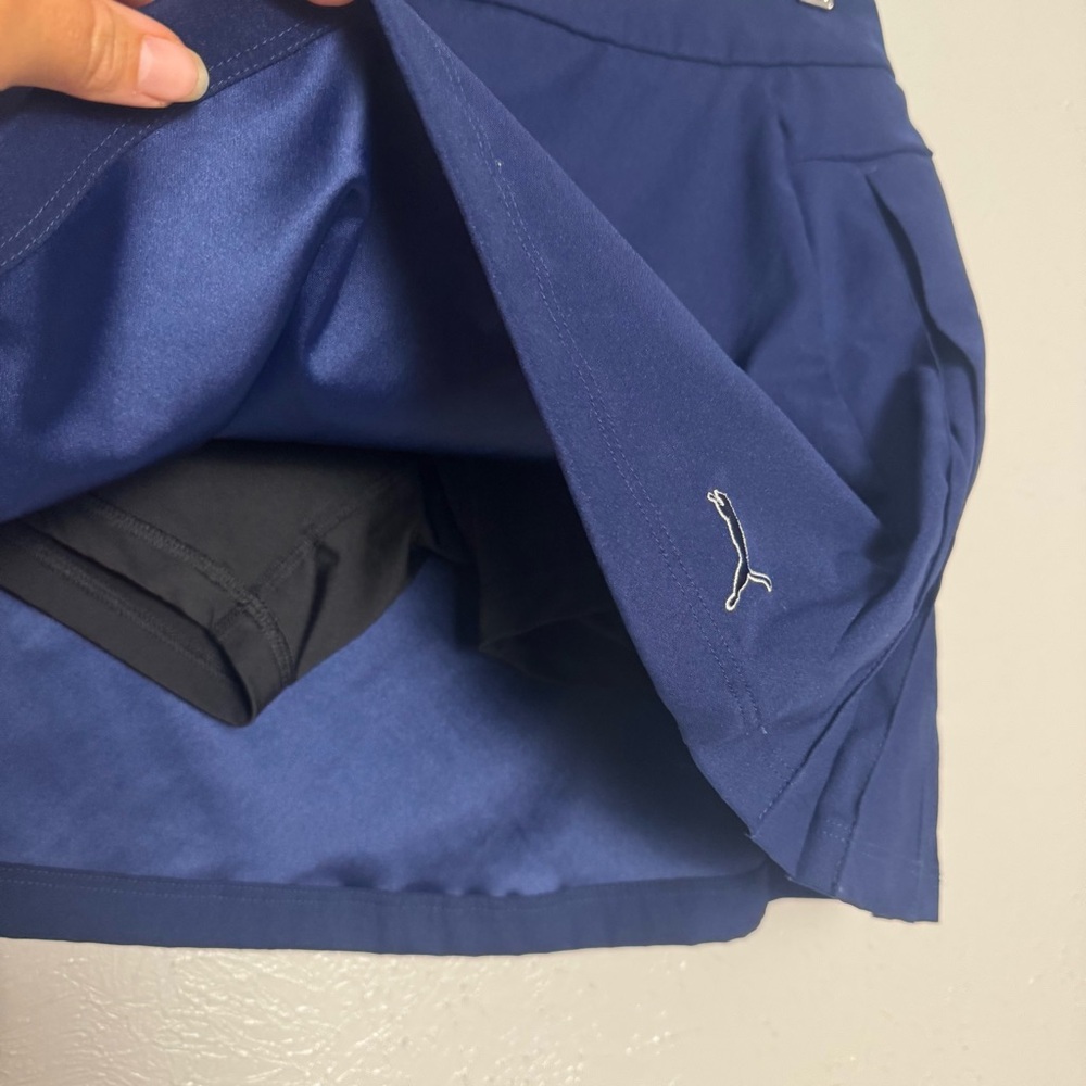 Puma Navy Blue‎ Side Pleated Skort - Picture 7 of 10